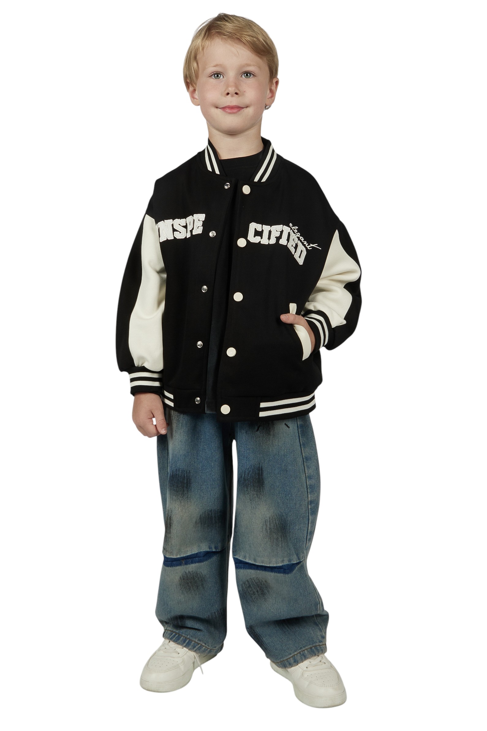 Куртка мал.АРТ.B-JCK36152,чер,хл-пэ