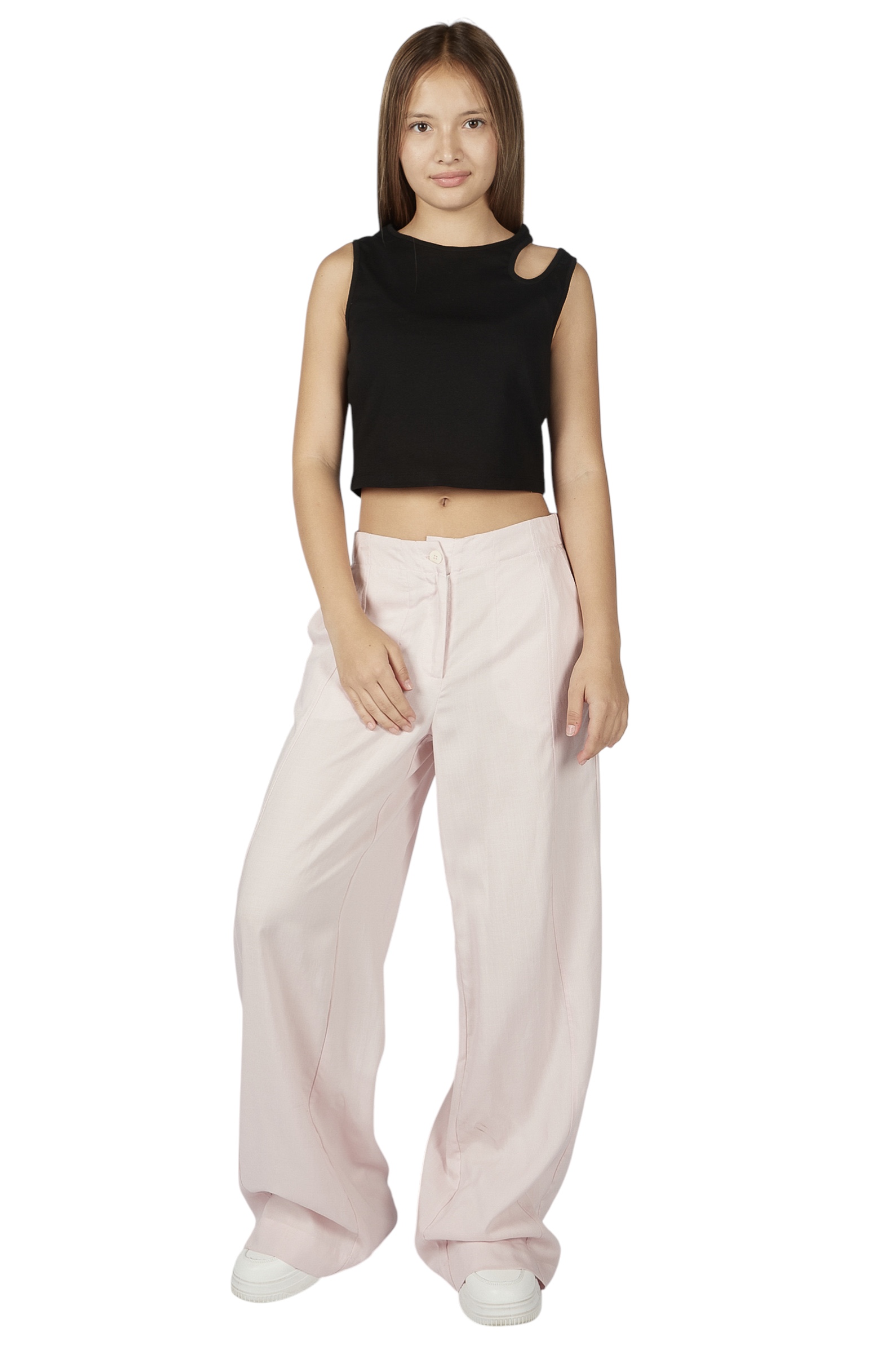 Майка дев.АРТ.G-TS26035,чер,хл-эл