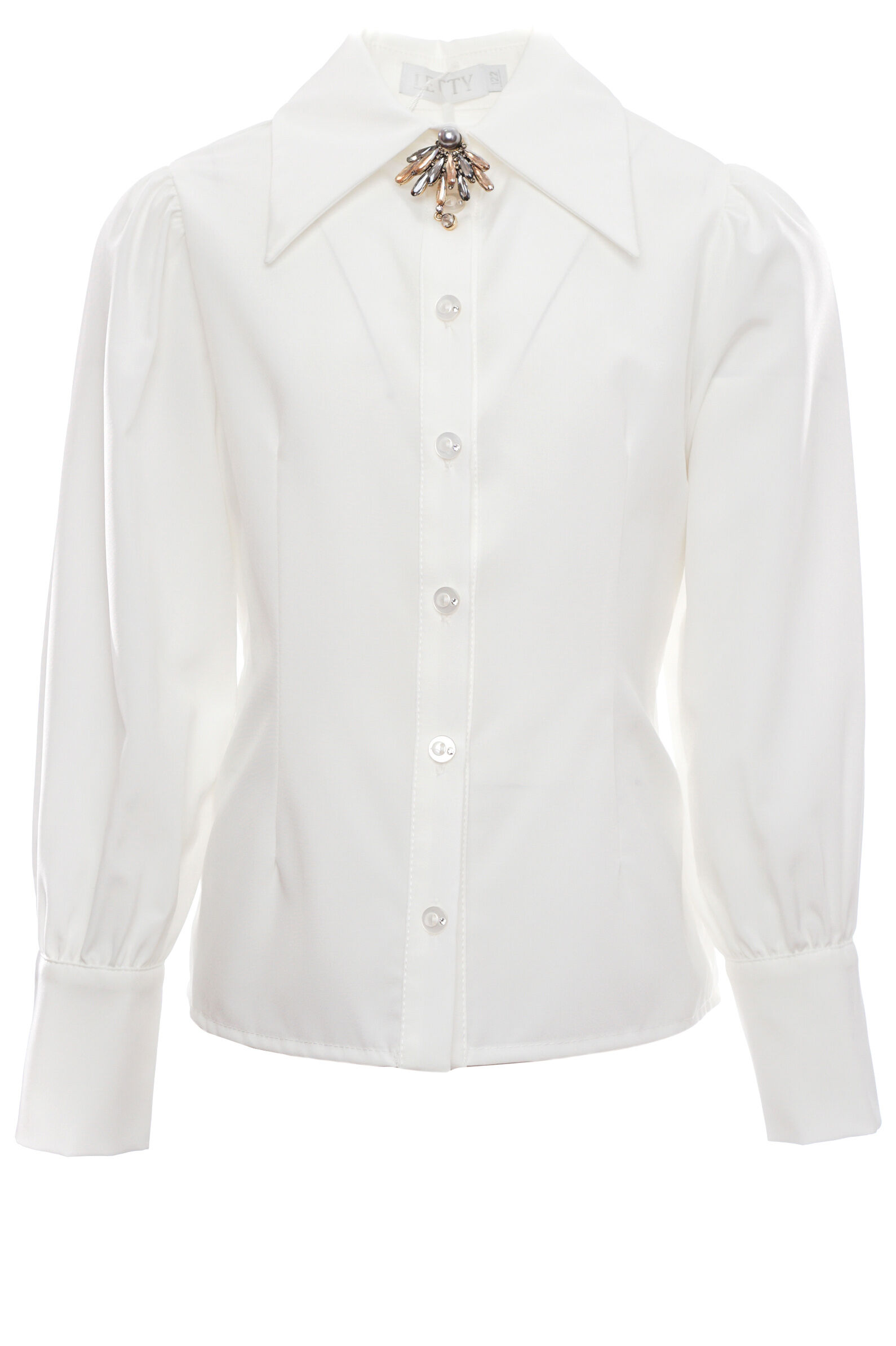 Блуза дев. АРТ.LC24G-BL-9N,мол,вис-пэ-эл