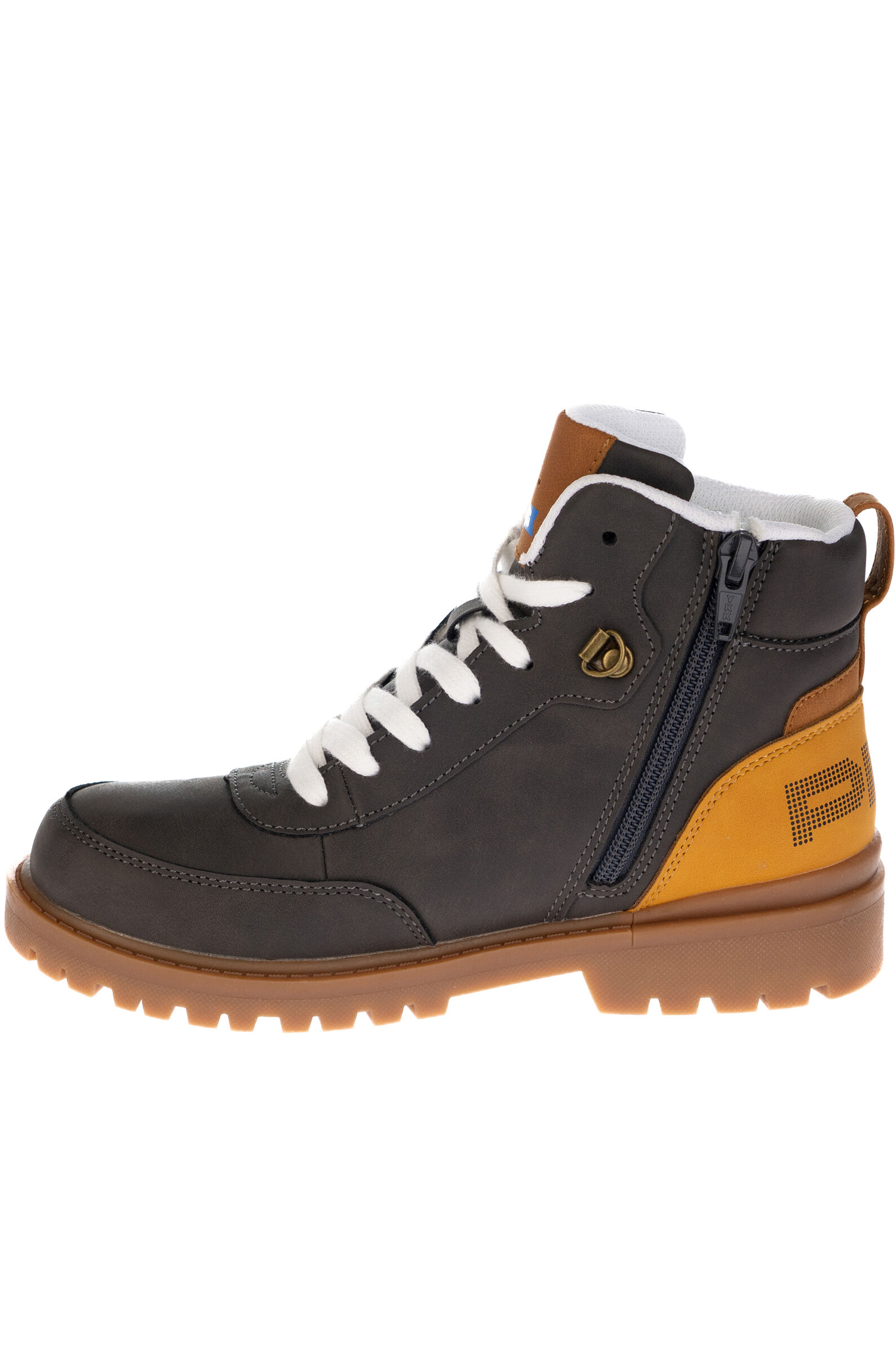 Ботинки мал. АРТ.4968011,сер-кор,и.к/тек