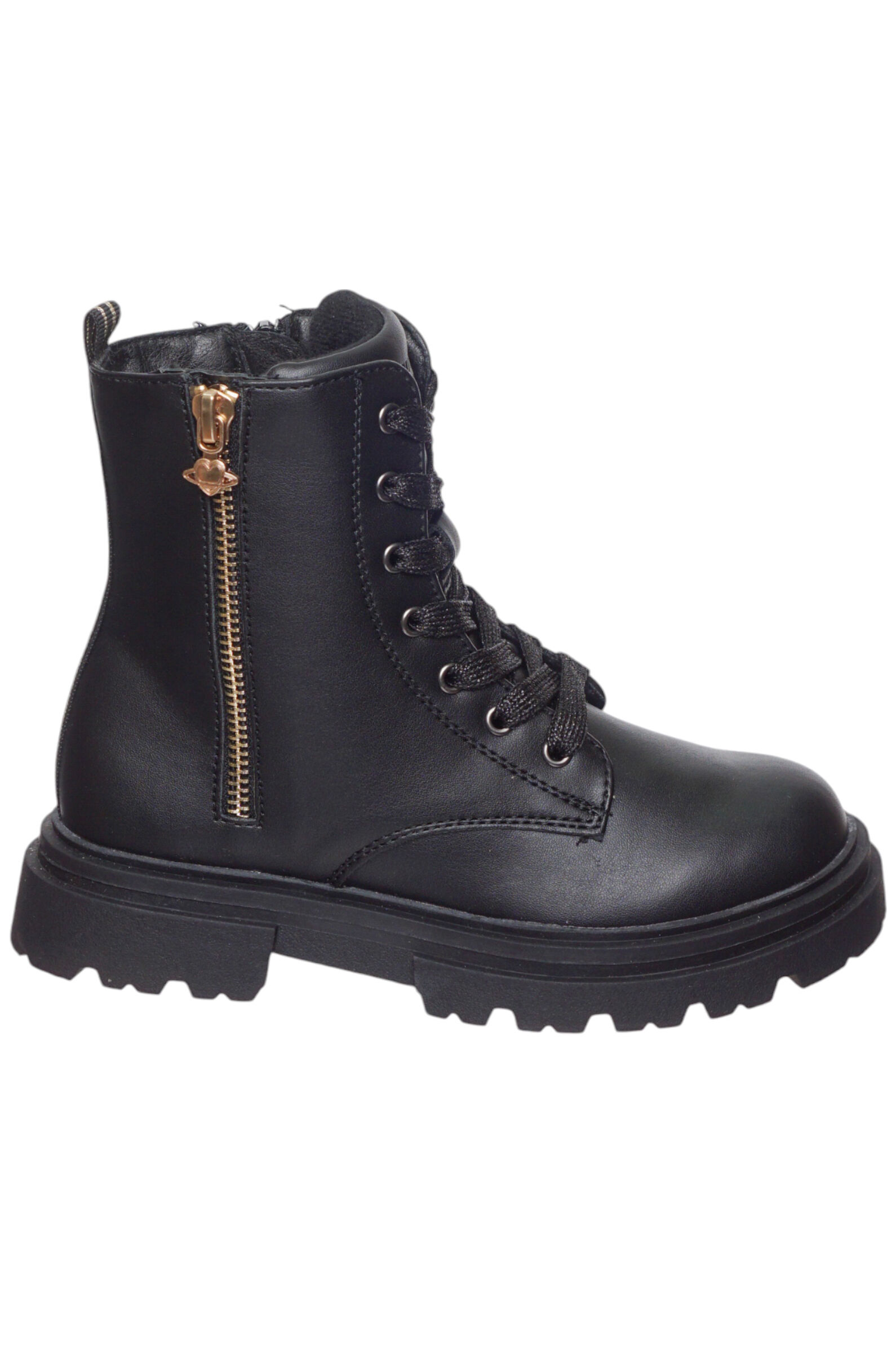 Ботинки дев. АРТ.6975500,чер,и.к/тек