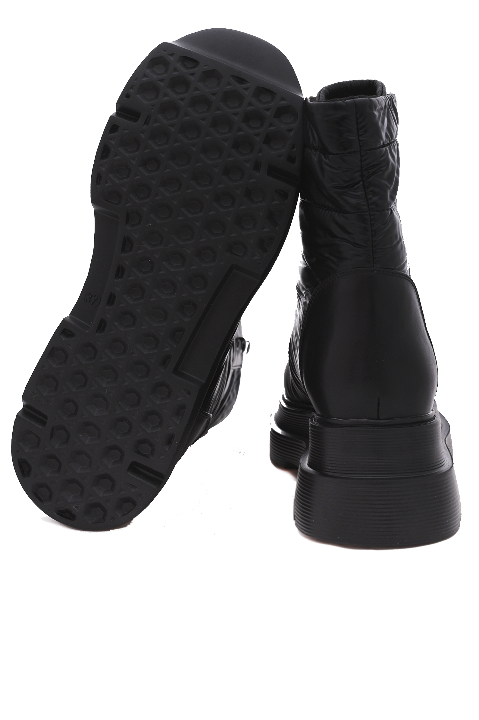 Ботинки жен. АРТ.SF2213S122,чер,тек-и.к/тек