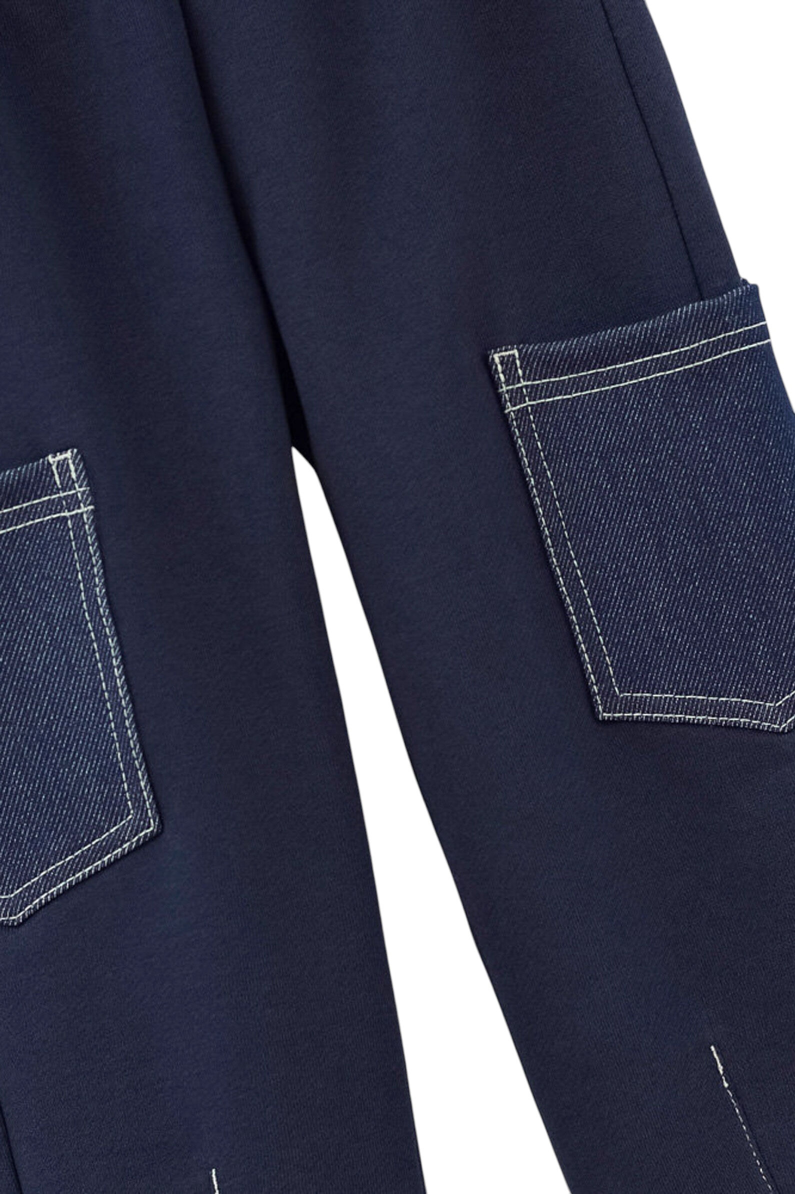 Брюки мал. АРТ.252029,син,хл-пэ