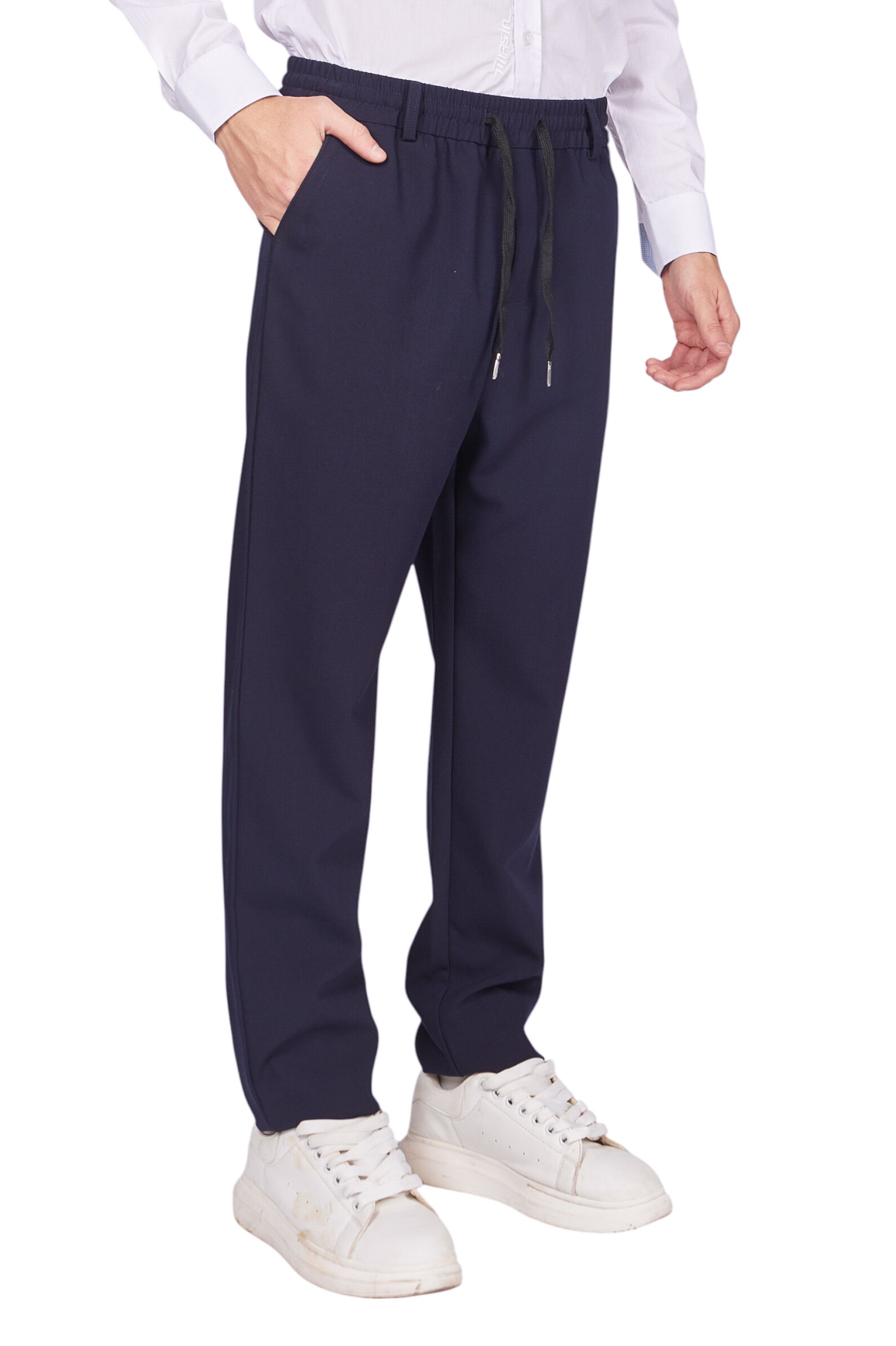 Брюки мал. АРТ.B-TR35305,син,вис-па-эл