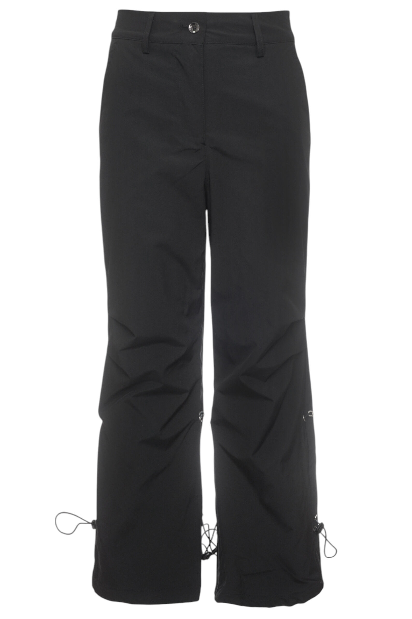 Брюки дев.АРТ.G-TR24634,чер,вис-пэ