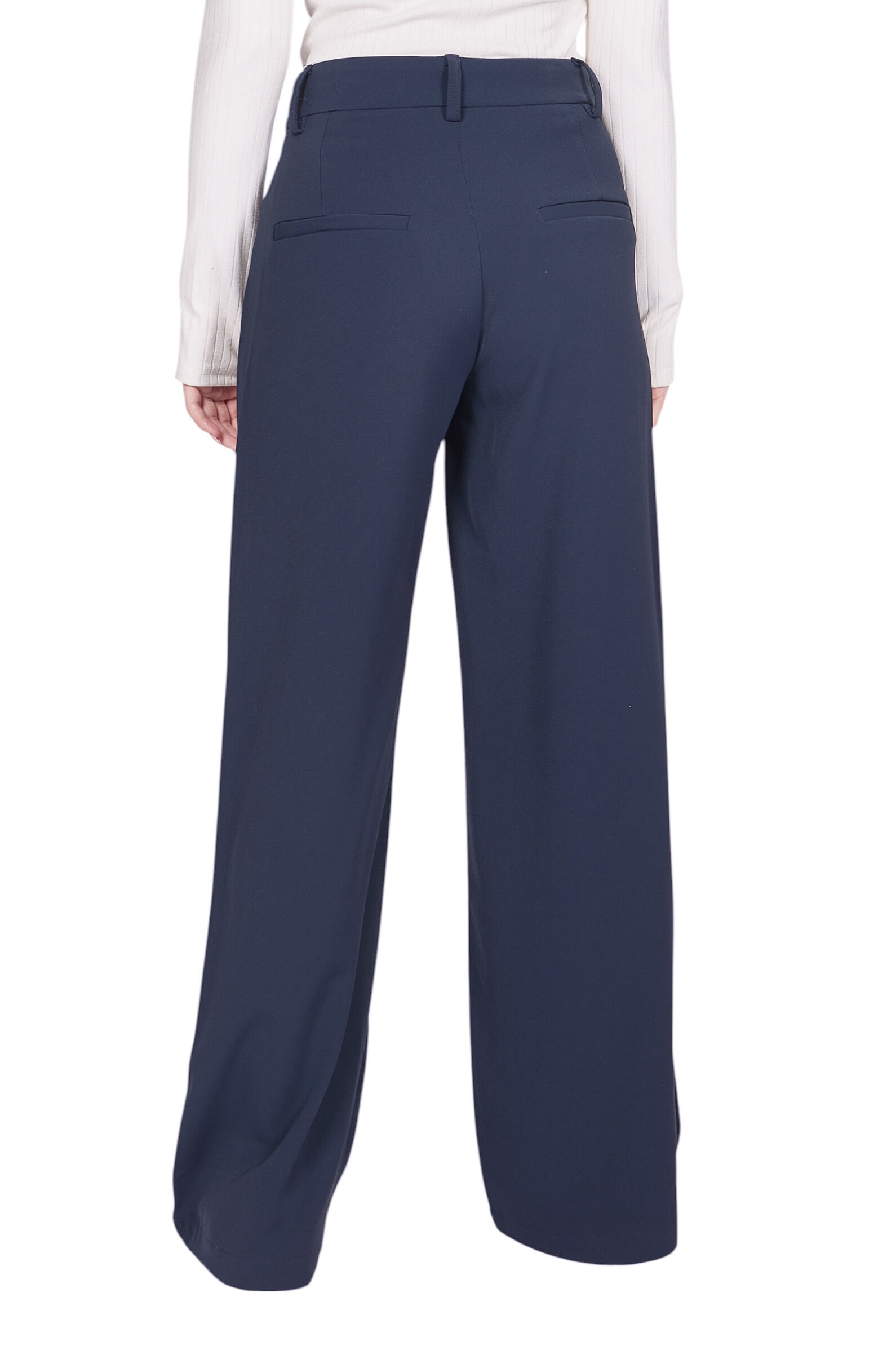 Брюки дев. АРТ.G-TR25239,син,вис-пэ