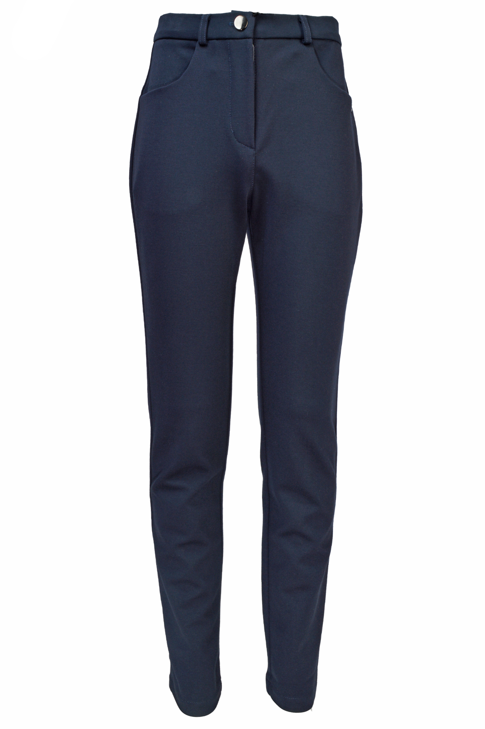 Брюки дев. АРТ.LC23G-PNT-36-023,син,вис-нейл-спанд