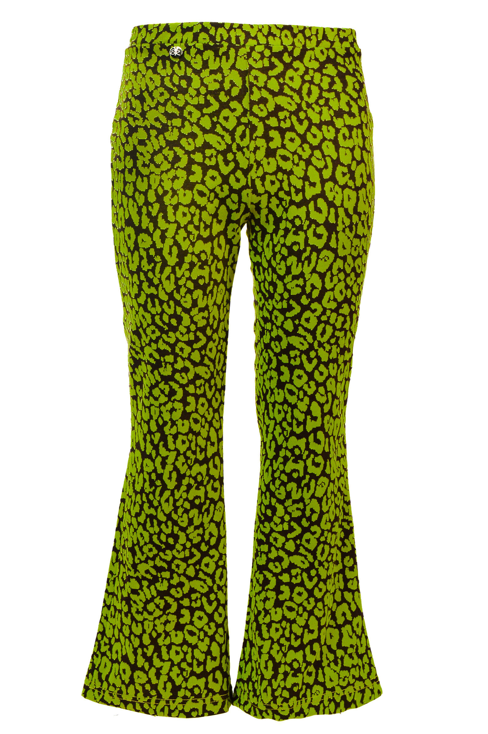 Брюки дев. АРТ.SR400A105,зел-чер,вис-пэ-эл