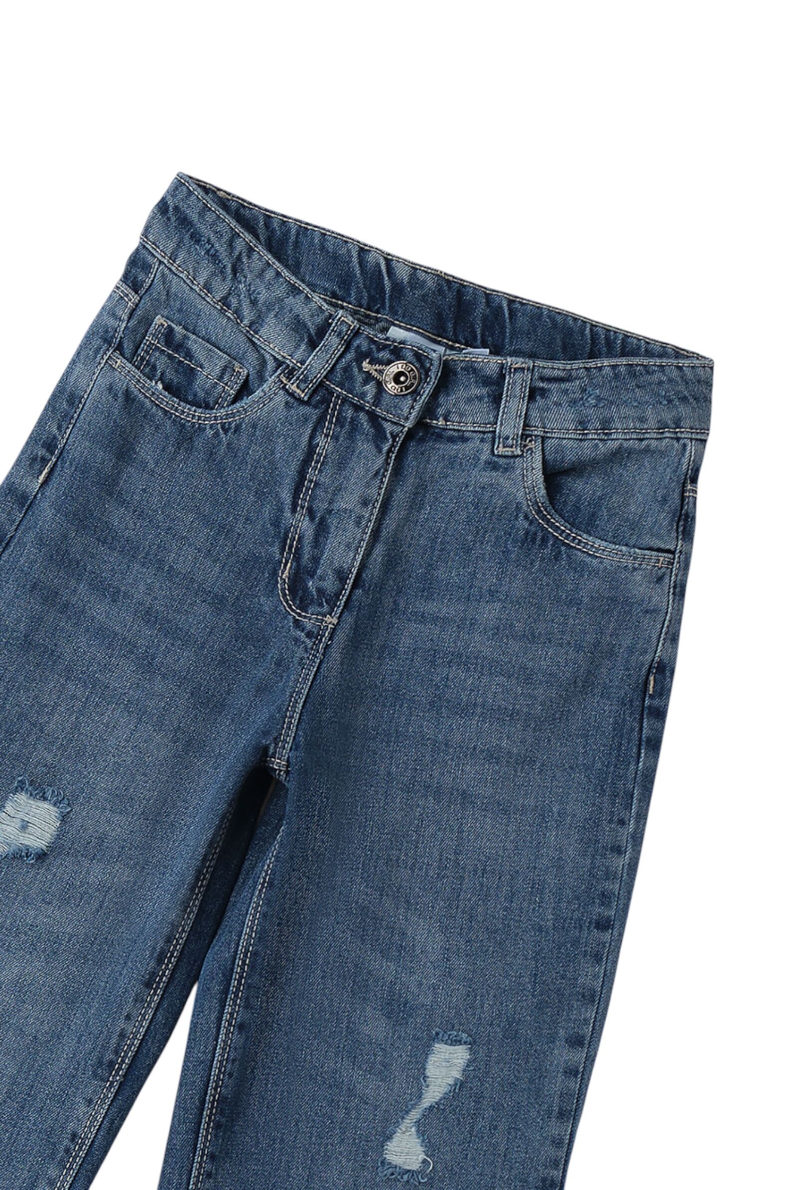 Джинсы дев. АРТ.4.F520.00,син,хл