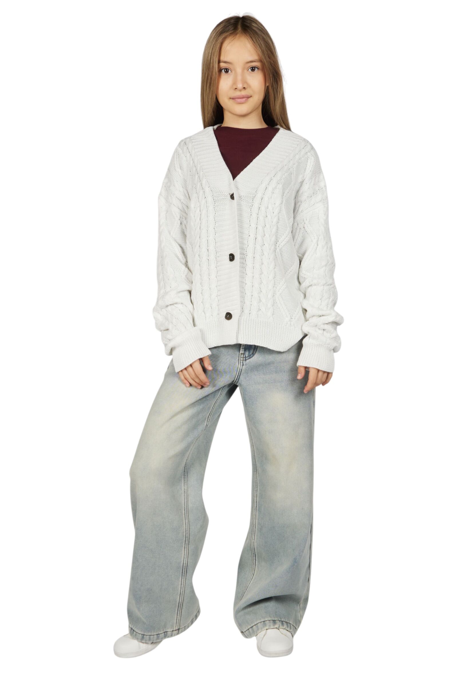 Джинсы дев. АРТ.G-JN25434,син,хл