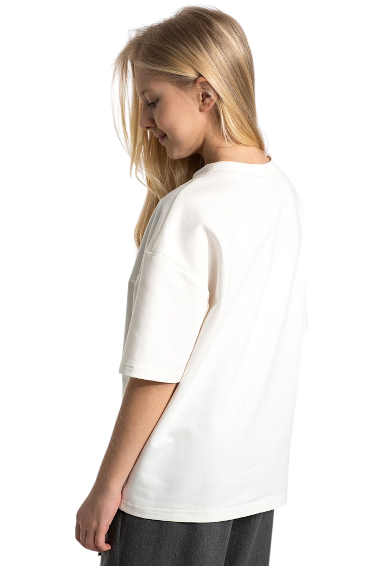 Футболка дев. АРТ.1509,мол,хл-пэ-лайкра