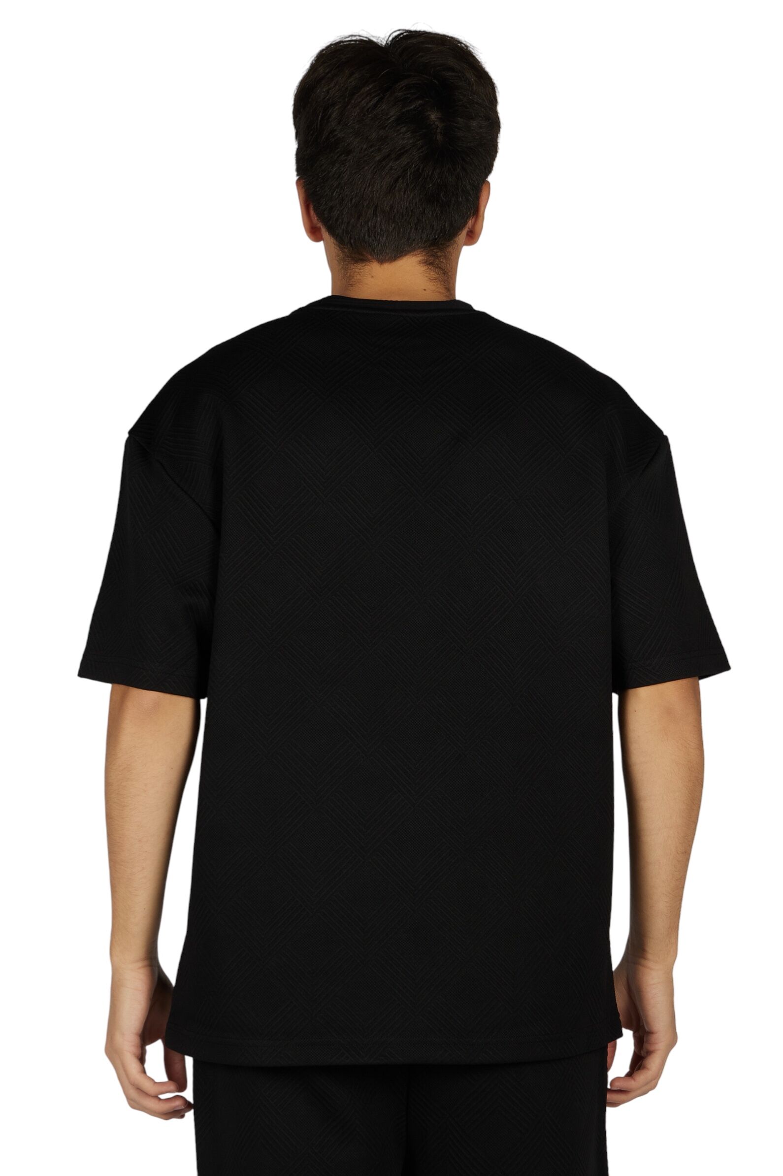 Футболка АРТ.B-TS36100,чер,хл-пэ