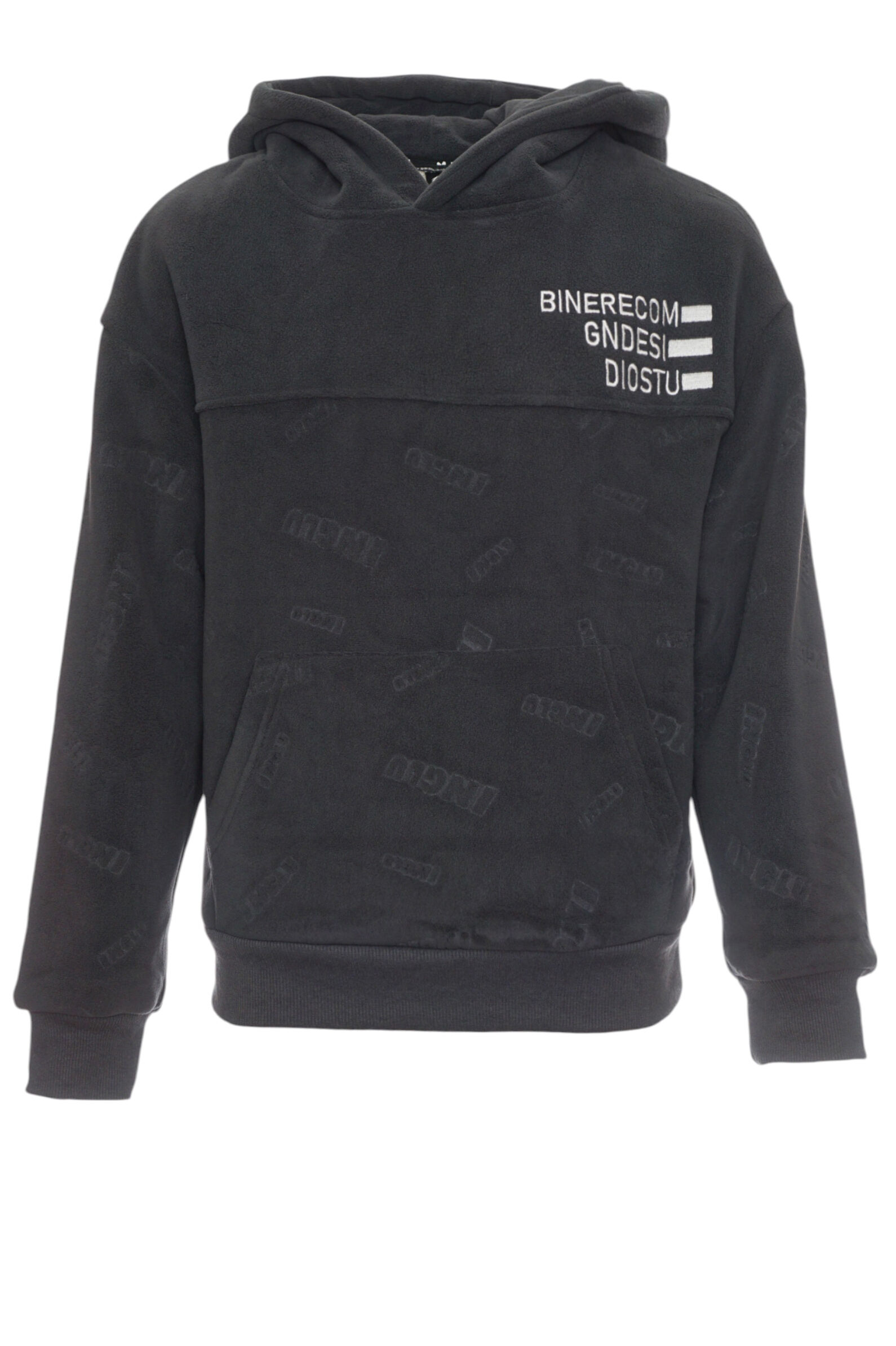 Худи мал. АРТ.B-HD34692,сер,хл-пэ