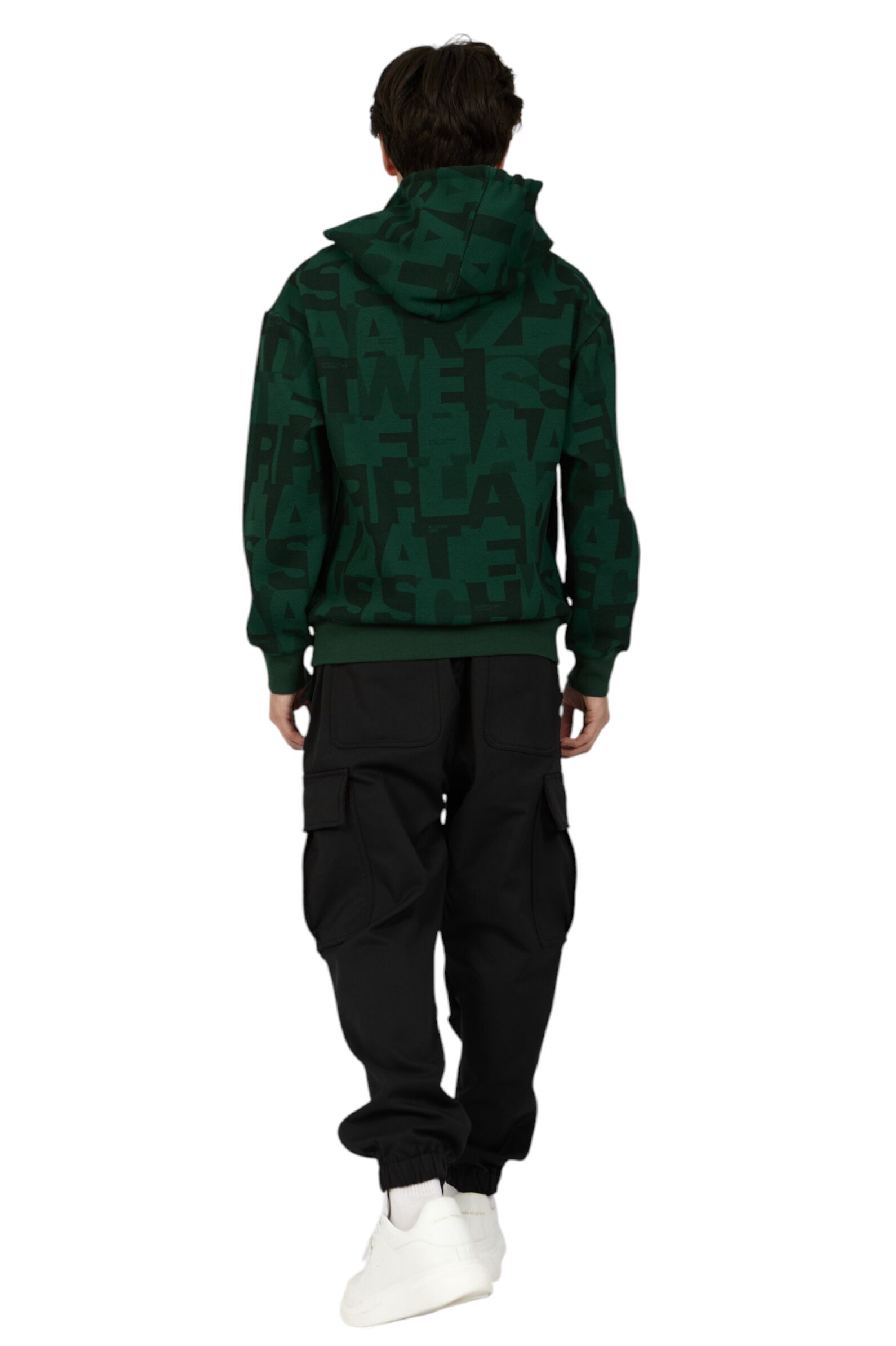 Худи мал. АРТ.B-HD34705,зел,хл-пэ