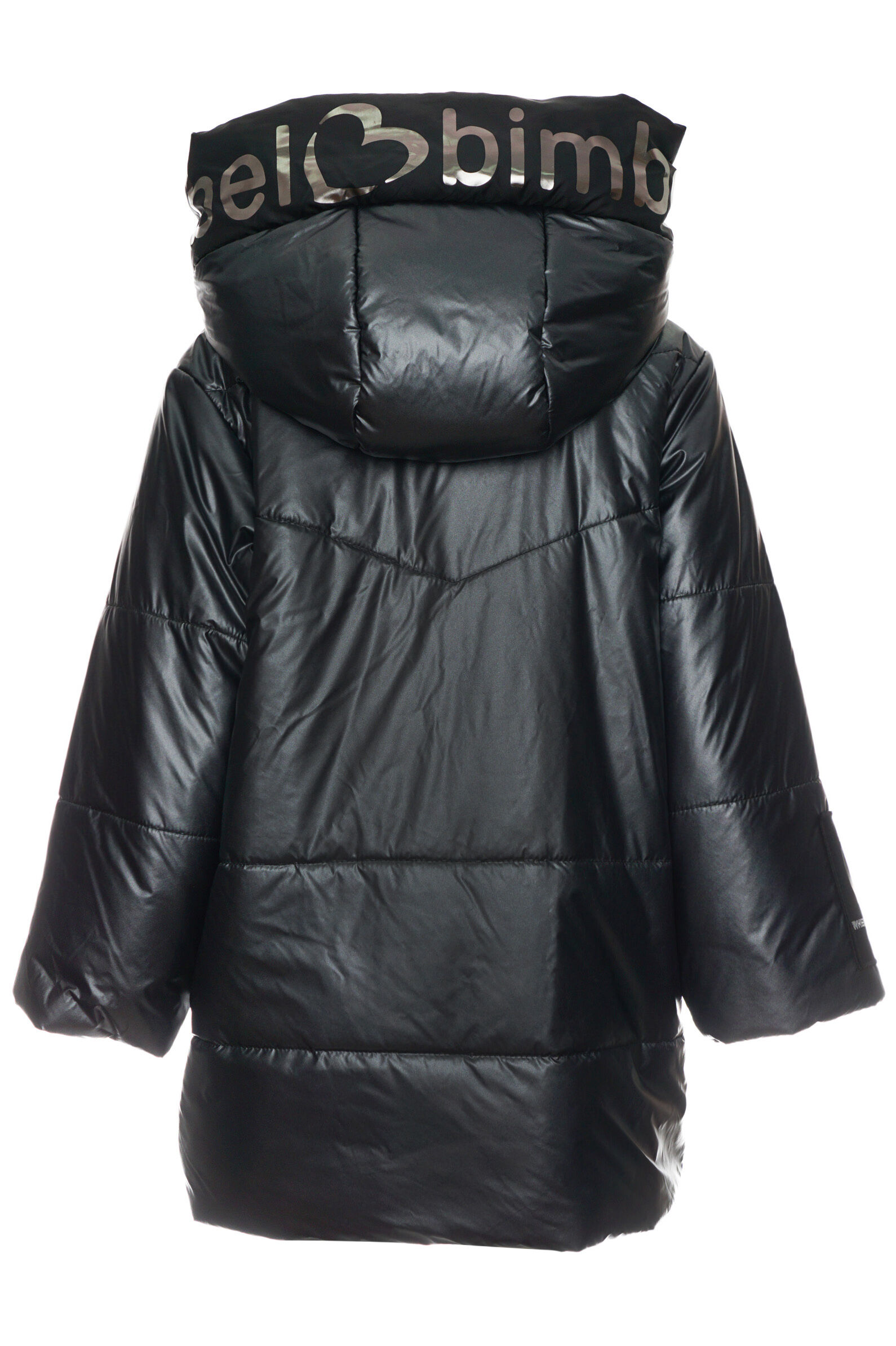 Куртка дев. АРТ.243302,сер-чер,пэ/пэ