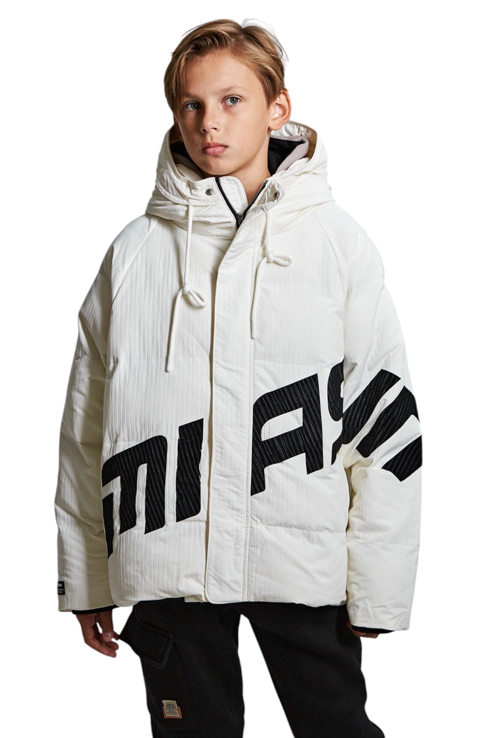 Куртка мал. АРТ.B-PLT34642,бел,пэ