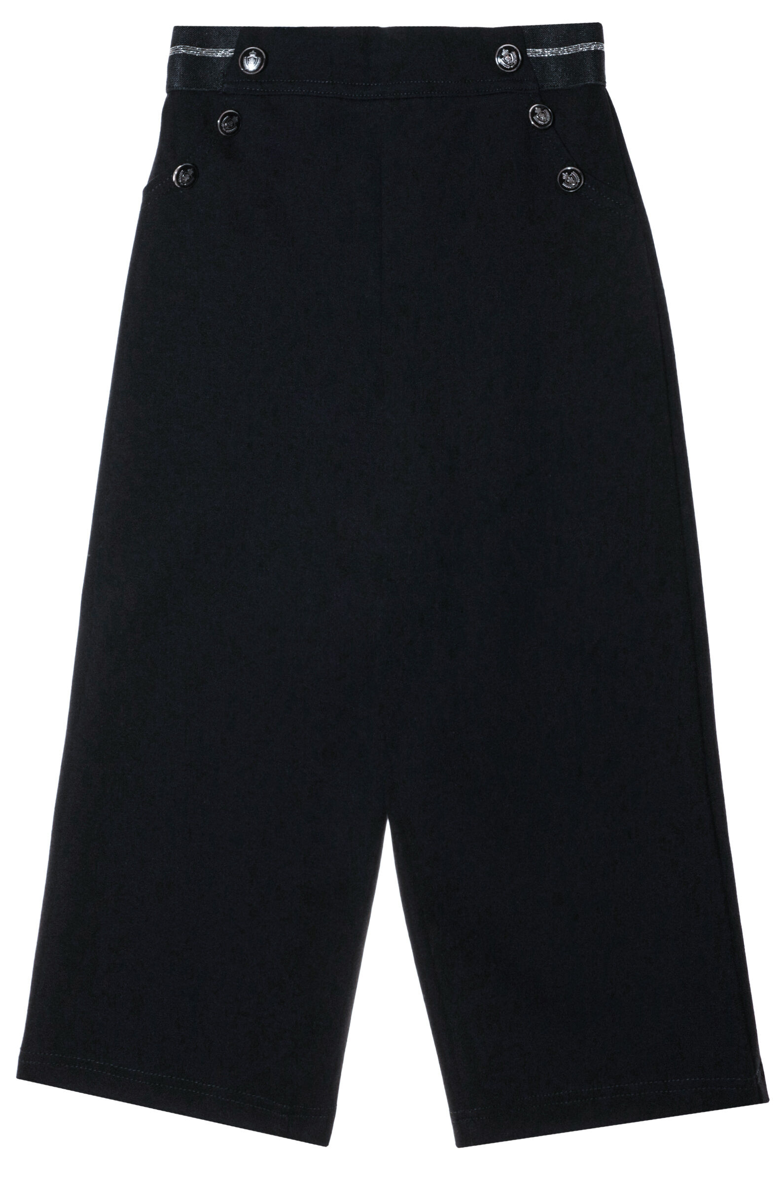 Кюлоты дев. АРТ.2280-522-ТВК-340,чер,вис-па-эл