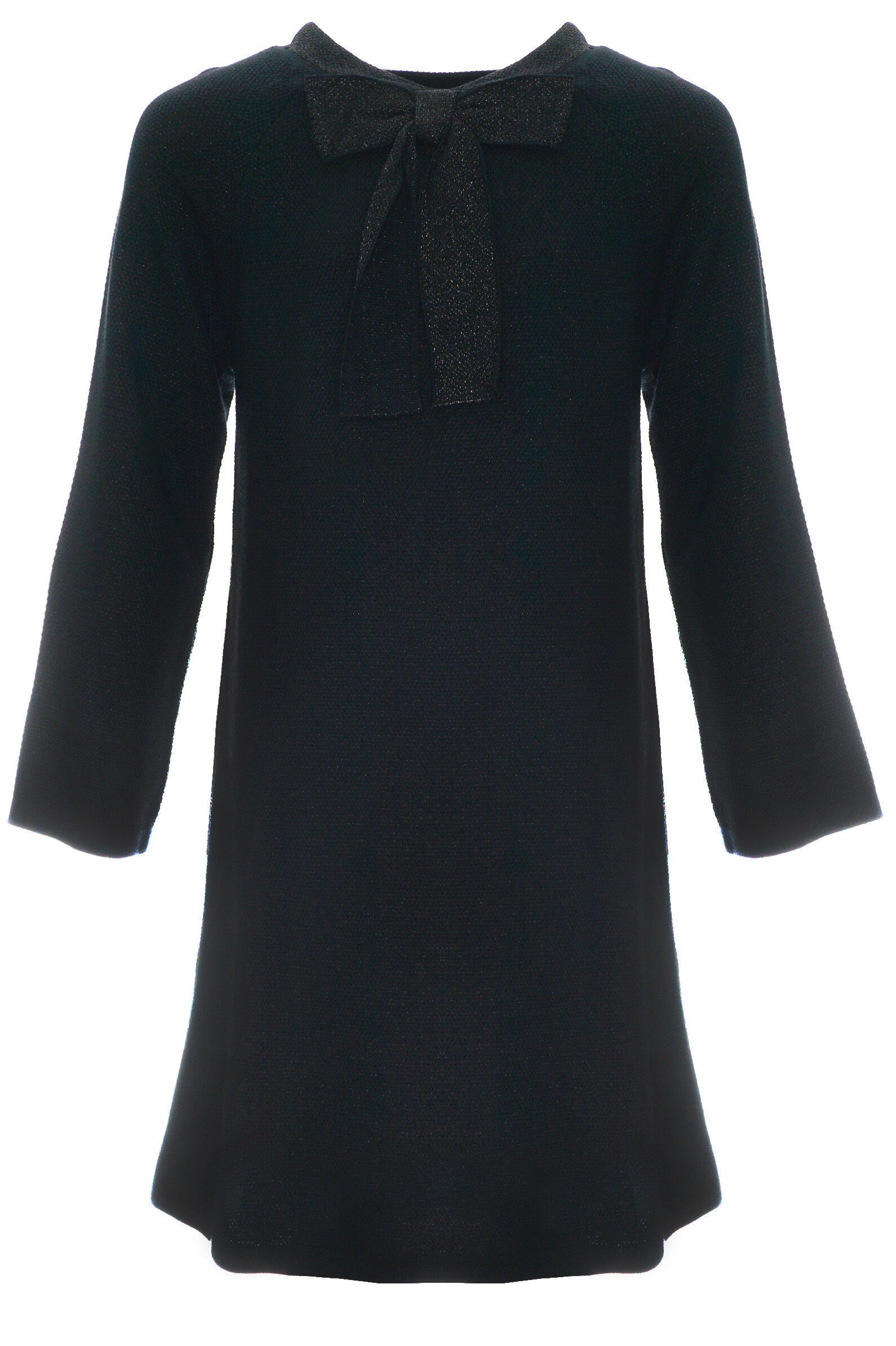 Платье дев. АРТ.1231,чер,шер-модал