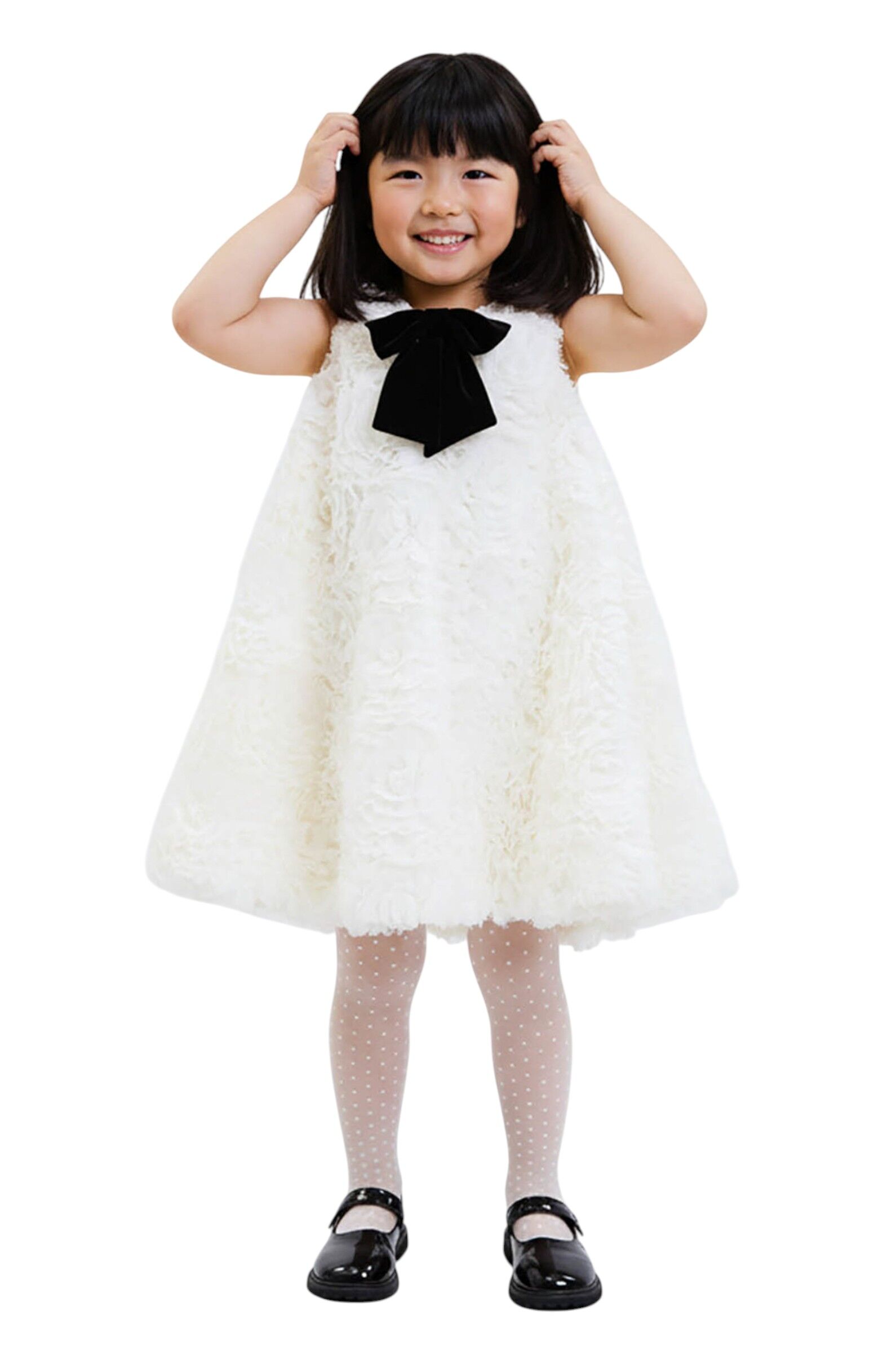 Платье дев. АРТ.2978-126-ВПШ,мол-чер,пэ/пэ-вис