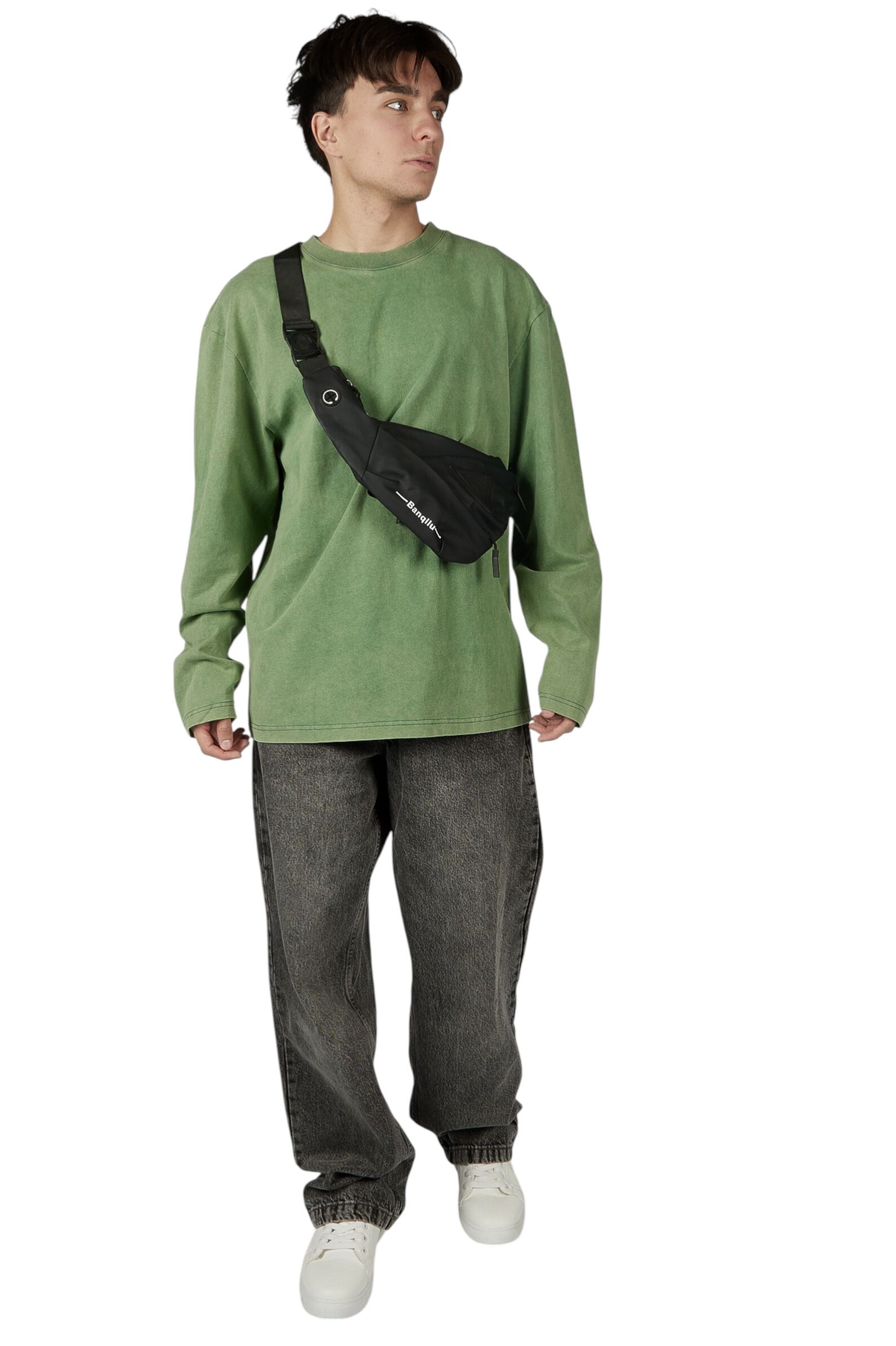 Сумка АРТ.A-BG56551,чер,хл-эл