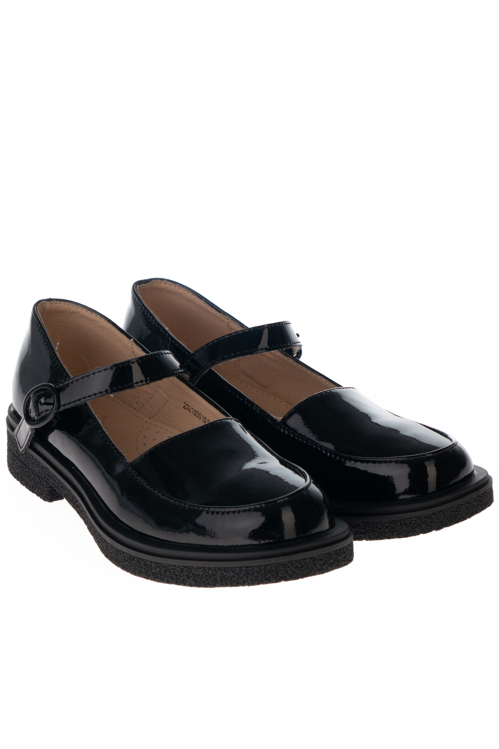 Туфли дев.АРТ.23219301046,чер,н.л/н.к