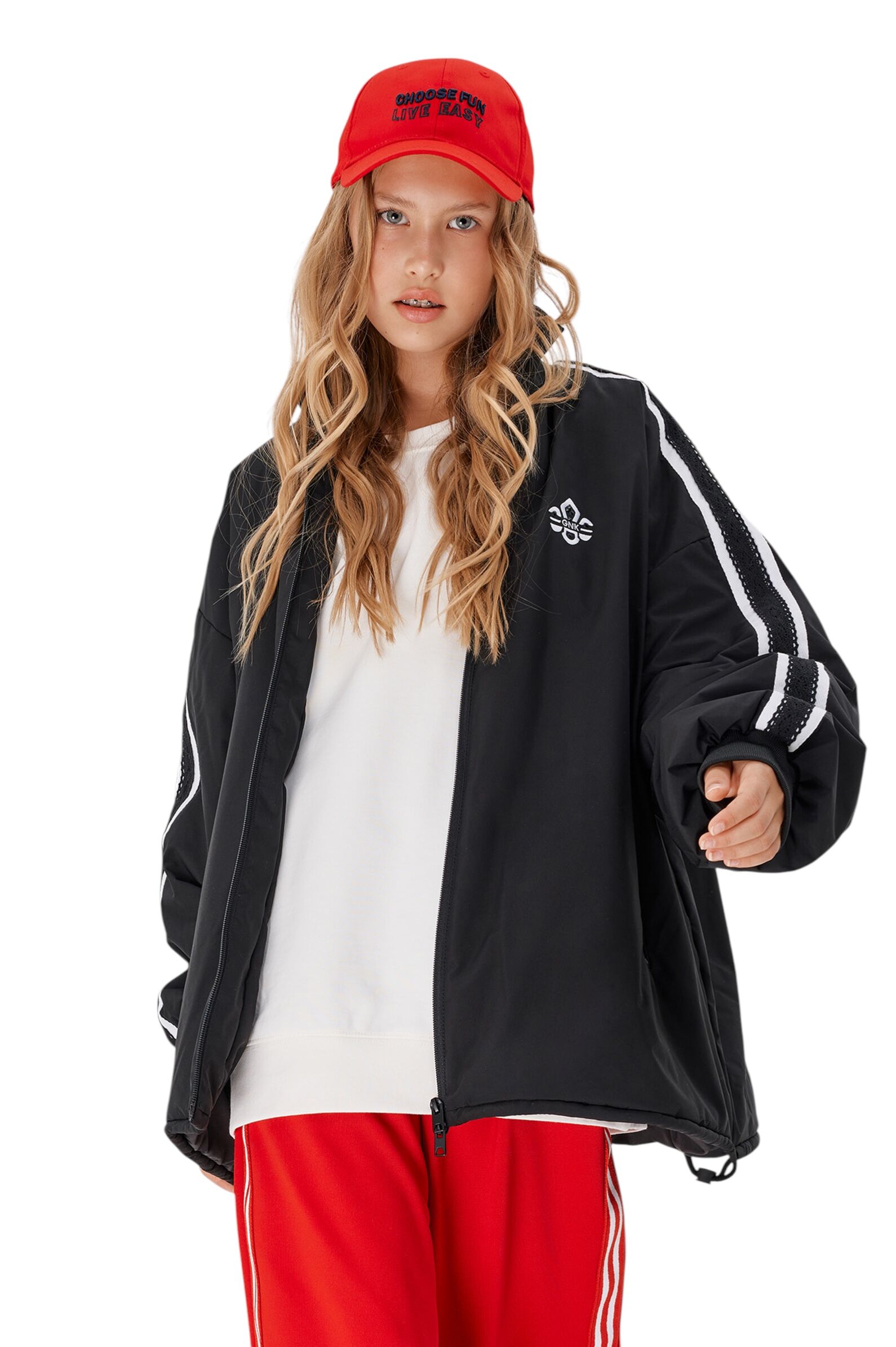 Ветровка дев. АРТ.C869,чер,полиэф/поливис