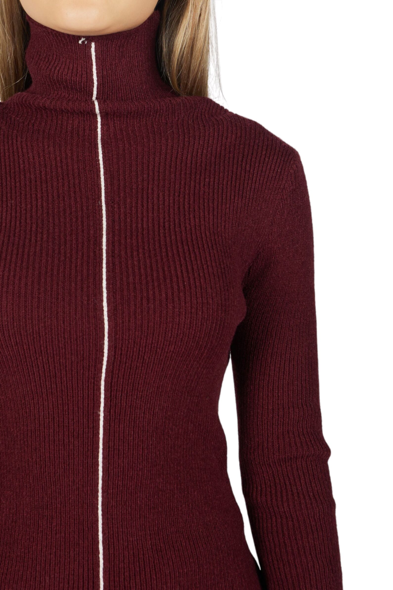 Водолазка дев. АРТ.G-TN25451,бордо,хл-эл