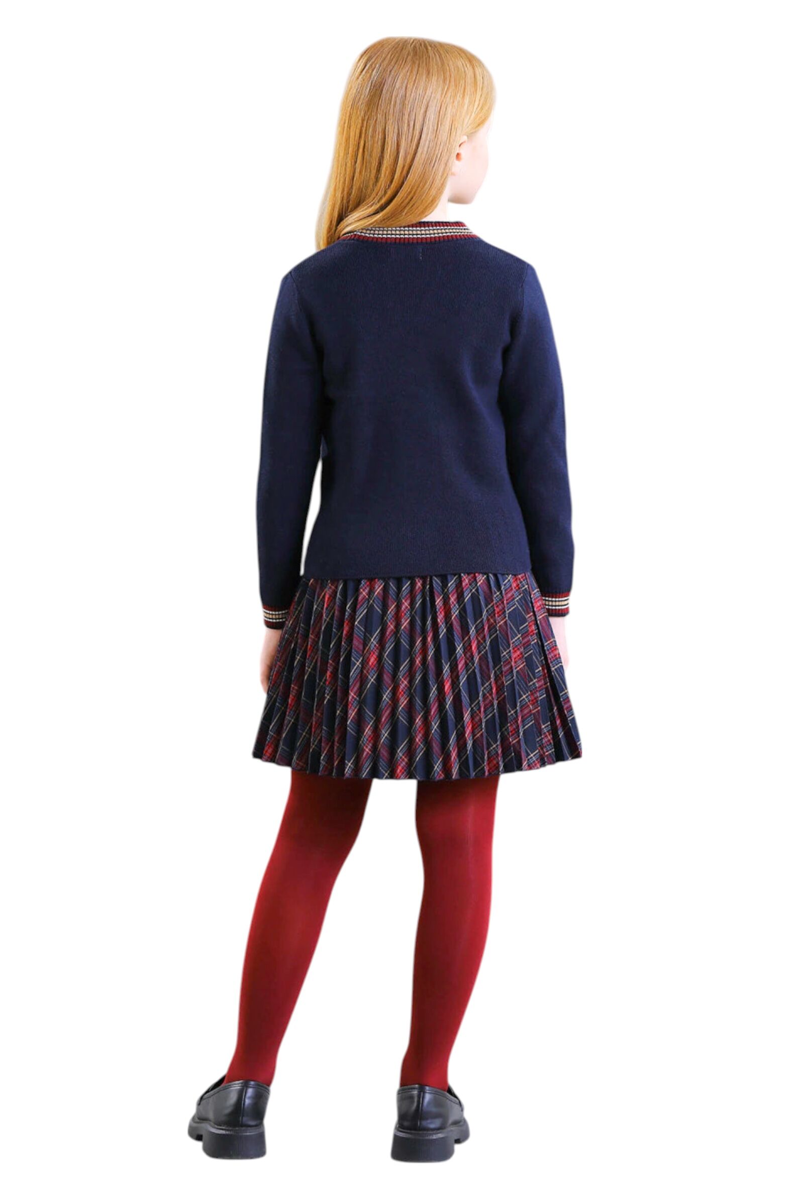 Жакет дев. АРТ.FSL-33201Am-724,син-бордо,хл